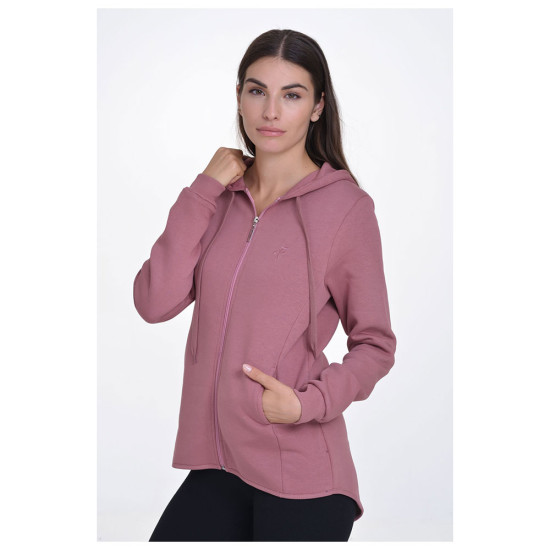 Target Γυναικεία ζακέτα Long Round Hem Jacket Fleece
